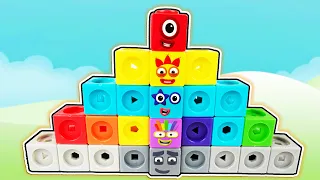 Build Odd Numberblocks Pyramid by Adding Pairs of Even Numberblock | For Toddler and Preschool Math