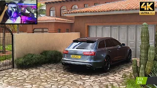 Audi RS 6 Avant - Forza Horizon 5 | Logitech G29 (4K)