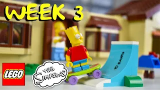 Building The Simpsons Springfield in LEGO - Exterior of The Simpsons House - Week 3