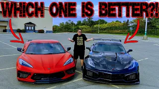My 2020 C8 Corvette VS my 2019 C7 Corvette ZR1. Which one is my favorite? 🤔
