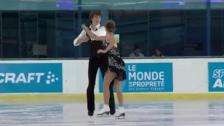 2016  ISU Junior Grand Prix - St. Gervais - Short Dance Sofia POLISHCHUK / Alexander VAKHNOV RUS
