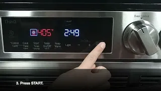 Air fry setting on  LG Slide-In Range