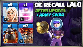 After Update! Best Th13 Queen Charge Recall Lalo Attack - Th13 Qc Recall LaLo - Best Th13 Attack coc