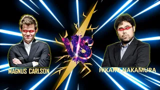 MAGNUS CARLSEN VS HIKARU NAKAMURA #chessgame #chess #magnuscarlsen #hikaru