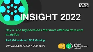 Insight 2022 - The big decisions that have affected data and analytics