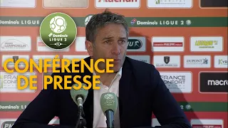 Conférence de presse RC Lens - Clermont Foot ( 1-0 )  / 2018-19