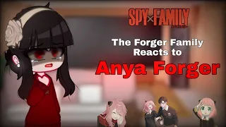 The Forger Family react to Anya Forger |Spy x Family | Anya x Damian |Gacha Club |GCRV|