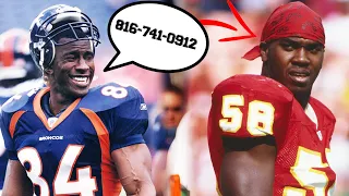 Shannon Sharpe TRASH TALKED A NFL LEGEND By Reciting HIS GIRLFRIEND'S NUMBER IN A GAME!