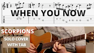 When You Know (Where You Come From) - SCORPIONS guitar solo TUTO
