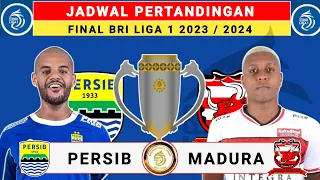 Jadwal Final Championship Series Liga 1 2024 - Persib vs Madura United Live Indosiar