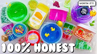 Amazon Slime Review 📦 New clear slimes & more! Rating them out of 5 stars ⭐️