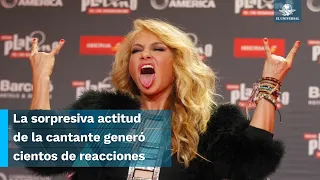 Paulina Rubio explota contra presentadora de programa en España