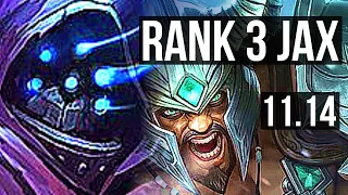 JAX vs TRYNDAMERE (TOP) (DEFEAT) | Rank 3 Jax, 6 solo kills | EUW Challenger | v11.14