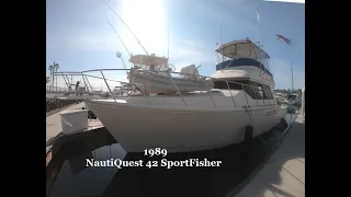 NautiQuest 42 SportFisher Tour by South Mountain Yachts (949) 842-2344