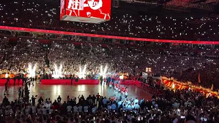 Euroleague KK Crvena Zvezda- KK Partizan -januar 2024-Arena Beograd-effects by Fenix pyrotehnics