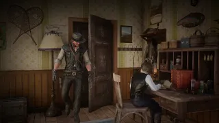 Unused/Cut mission cutscene between John and Jack Marston