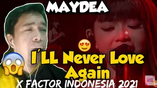 I'll Never Love Again- MAYDEA  [Lady Gaga] X factor Indonesia 2021 | Reaction |RBOfficial React