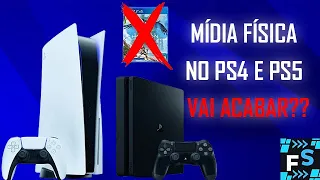 🚨 BOMBA!!! - SONY QUER ACABAR COM AS  MÍDIAS FÍSICAS NO PS4 E NO PS5?? 😡😡