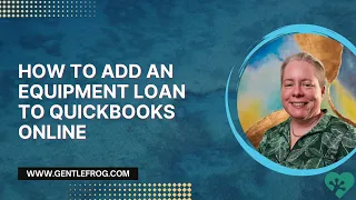 How to add an equipment loan to QuickBooks Online