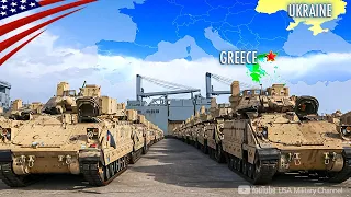 Sleepy Greek Port Becomes U.S. Arms Hub for Transport to Ukraine & NATO's Eastern Flank