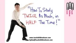 How To Study TWICE As Much, In HALF The Time!