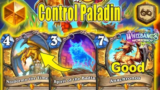 HUGE Buffs To Control Paladin Deck That's Actually Playable At Whizbang's Workshop | Hearthstone