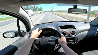 Citroen C3 II 1.1 60HP (2005) POV Test Drive & Acceleration 0-100 | 4K #130