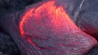 Извержение вулкана на Гаваях.
