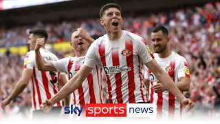 Sunderland promoted to the Championship after beating Wycombe in the League One play-off final