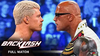 The Rock vs. Cody Rhodes: Backlash 2024