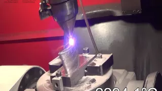 Temperature measurement in process during 5 axis laser cladding