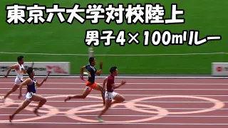 [東京六大学対校]男子 4×100mリレー