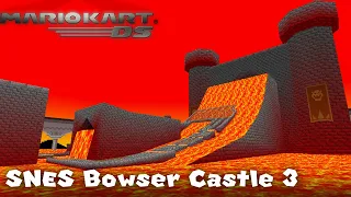 SNES Bowser Castle 3 - Mario Kart DS Custom Track