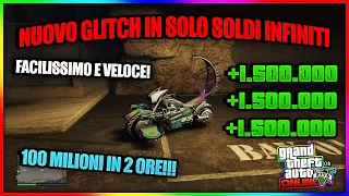 NUOVO GLITCH IN *SOLO* SOLDI INFINITI DUPLICAZIONE MOTO 1.500.000$ OGNI 2 MINUTI - Gta V Online ITA