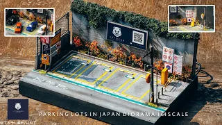 How To Make PARKING Lots in JAPAN MINI DIORAMA || || For diecast 1/64 scale