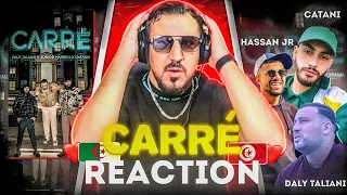 [REACTION]  Junior Hassen ft Daly taliani ft Catani - Carré 🇹🇳🇩🇿