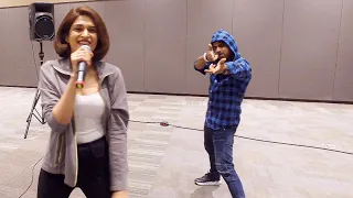 Rakhi Rakhi Song Rehearsal with Shraddha Das In USA | Devi Sri Prasad  | DSP Single Shot Videos 🎶