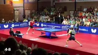 K. KARLSSON vs B. STEGER @ Düsseldorf 25/09/2016 🏓(private video)