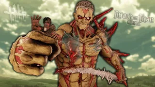 The Armored Titan DESTROYS Everyone! | Dead By Daylight (Attack on Titan DLC)