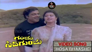 Hosa Bhaashe Video Song | Gandu Sidigundu - ಗಂಡು ಸಿಡಿಗುಂಡು Kannada Movie | Ambarish  | TVNXT