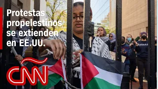 Aumenta la tensión ante las protestas propalestinos en las universidades de Estados Unidos