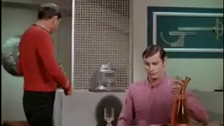 Star Trek Classic Scotty Drinks Alien Under The Table.