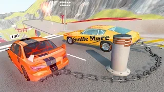 High Speed Jumps #1- Beamng Drive (BeamNG.Drive Car Jump Arena Crashes)