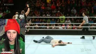 WWE Raw 12/21/15 Dudley Boys Kane vs Wyatt Family