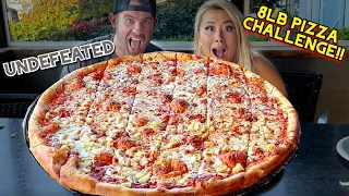 UNDEFEATED 8LB PIZZA CHALLENGE at Village Pizzeria in Coronado, CA!! ft. Blaine #RainaisCrazy