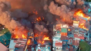 April 30, 2019. Fire at Sinagtala, Bahay Toro. Quezon City