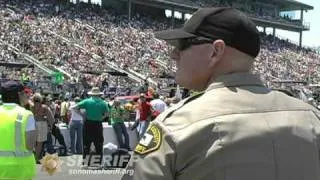 Infineon Raceway, Sonoma County Sheriff video