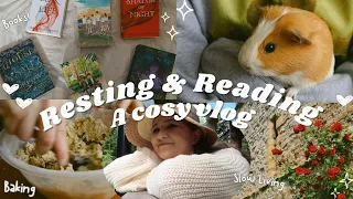 Cosy diaries ✨️| Reading, Baking, New books, Resting & Slow Living in the English Countryside  🌼