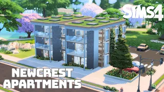 Newcrest Apartments | The Sims 4 Stop Motion Build | The Sims For Rent | NO CC
