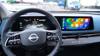 How to connect Apple CarPlay to Nissan ARIYA Multimedia System 2023